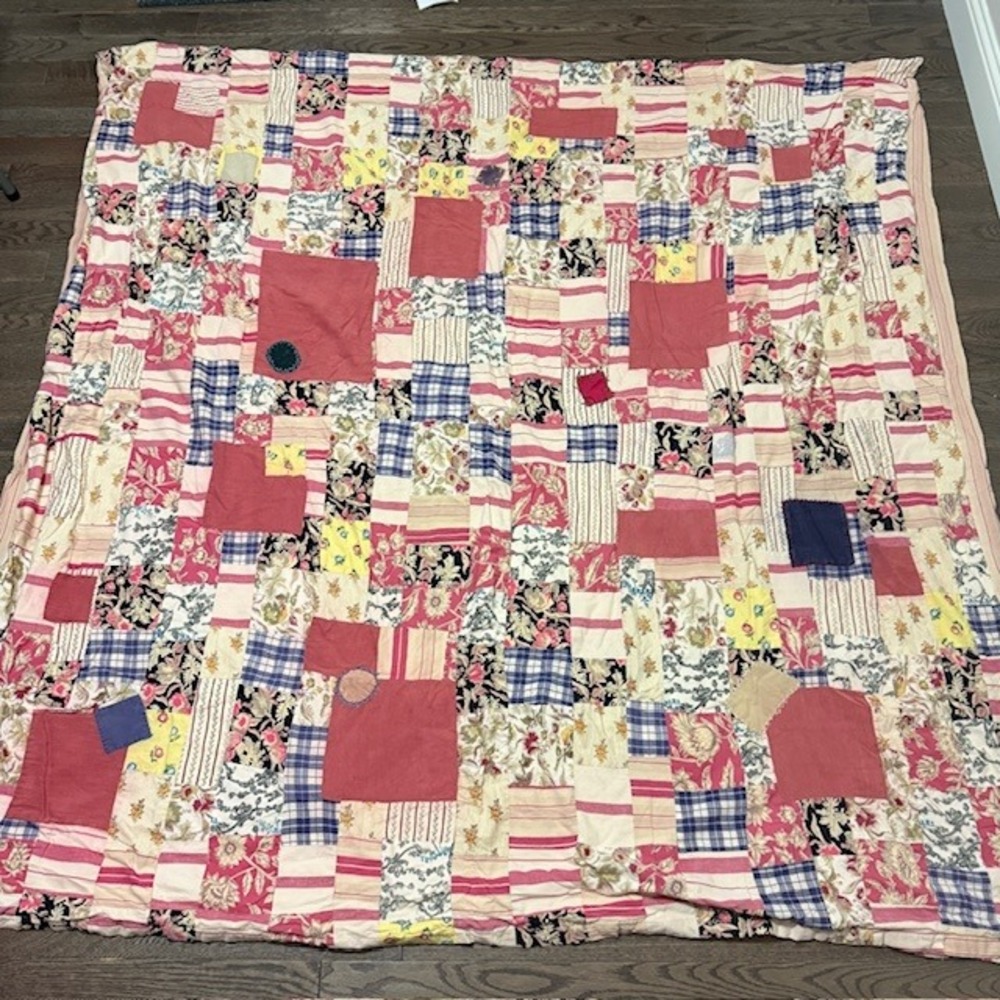 Urban Outfitters Patchwork Quilt Style Reversible Cotton Duvet Cover Queen